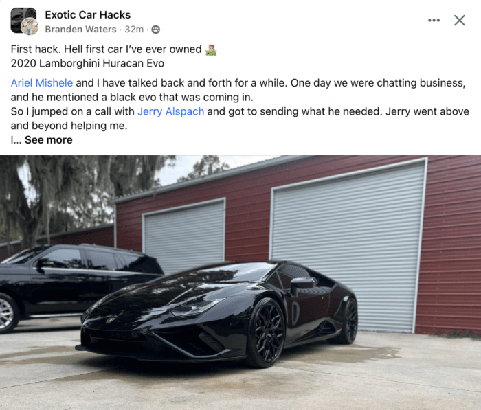 Exotic Car Hacks – Live Training Special Offer | Exotic Car Hacks