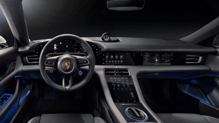 Porsche Taycan Interior Layouts And Technology Explained
